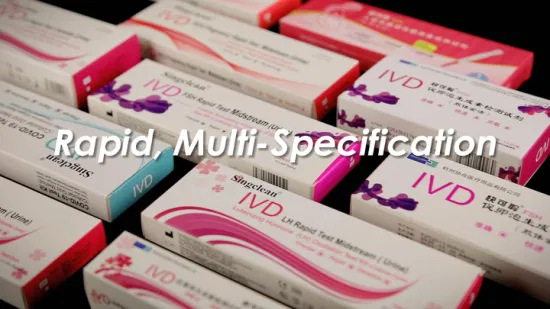Singclean IVD 卸売医療供給抗原迅速診断排卵 STD 尿薬 HIV 妊娠検査ストリップ キット (コロイド金法)