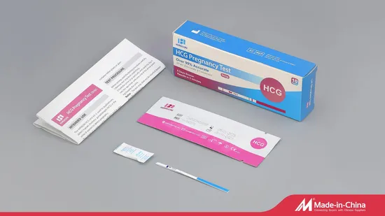 妊娠早期検出尿検査ストリップ HCG 99% 以上の精度