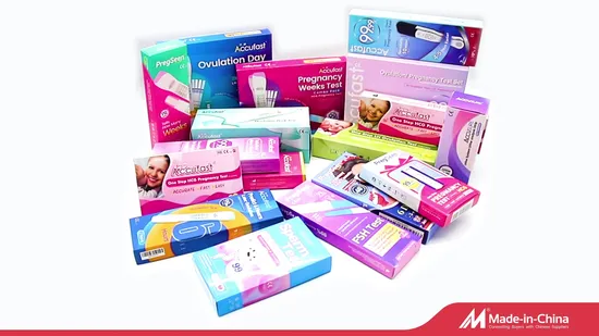 高精度迅速検査キット早期尿妊娠検査ストリップ